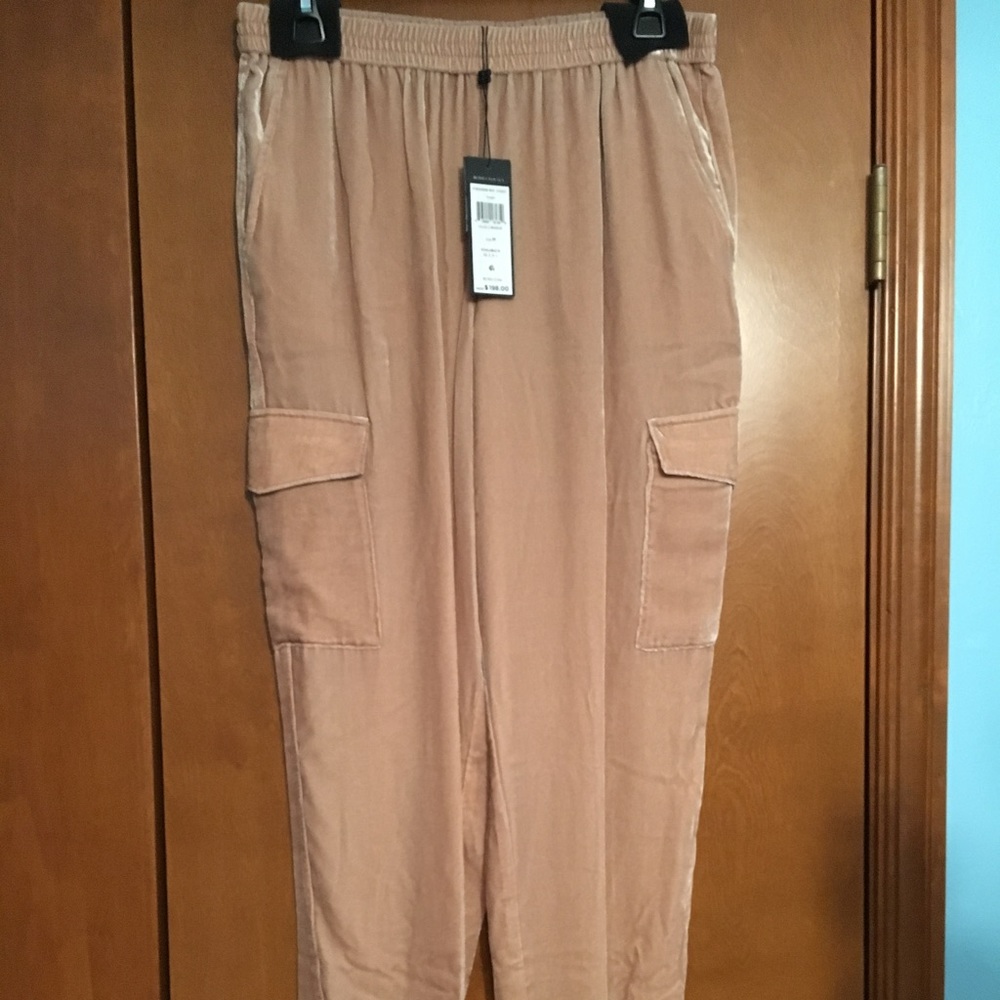 BCBG MAX AZRIA VELVET JOGGERS PANTS NWT